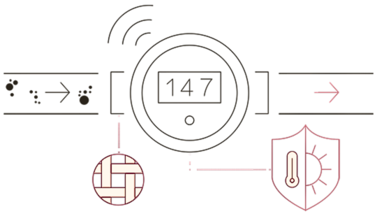 Medidor instalado correctamente con protecciones