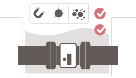 Protecciones del medidor: filtro, sentido y temperatura